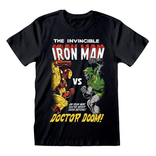 Marvel  T-Shirt Iron Man vs Doom Size S 5056811510516