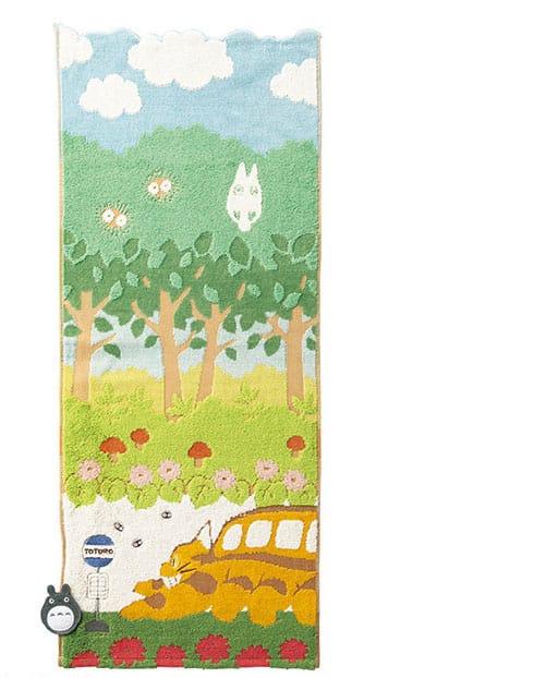 My Neighbor Totoro Towel Catbus on it's way 34 x 80 cm 4992272657661