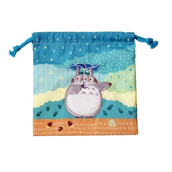 My Neighbor Totoro Laundry Storage Bag Totoro under the rain 20 x 19 cm 4992272724332