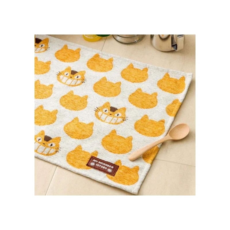 My Neighbor Totoro Cloth Lunch Napkin Catbus Shilouette 4992272742992