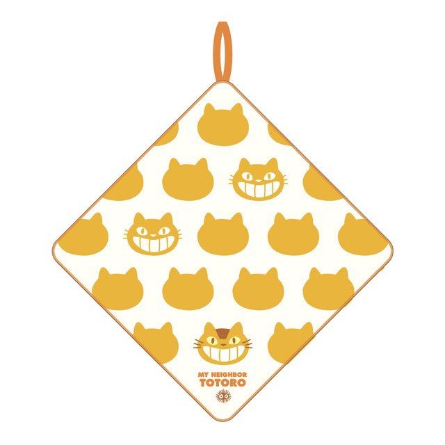 My Neighbor Totoro Mini Towel Catbus Silhouette 33 x 33 cm 4992272767896