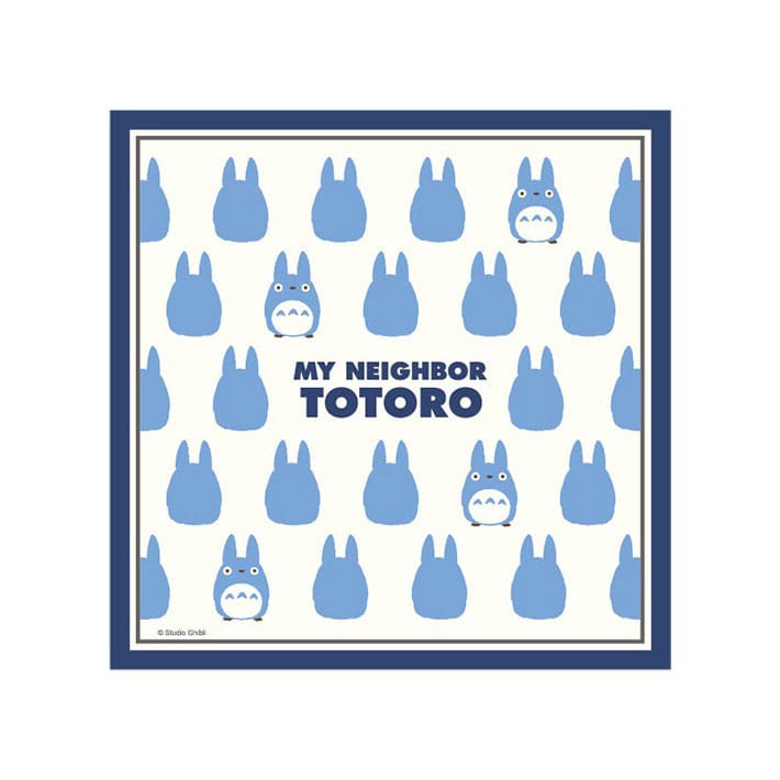 My Neighbor Totoro Handkerchief Totoro Silhouette Blue 43 x 43 cm 4992272785944