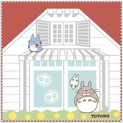 Studio Ghibli mini towel My neighbor Totoro Satsuki & Mei's Haus 25 x 25 cm 4992272796285