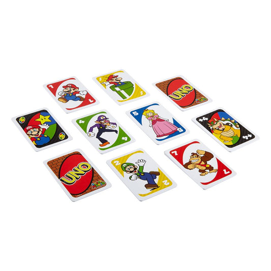 Super Mario Card Game UNO 0887961331240