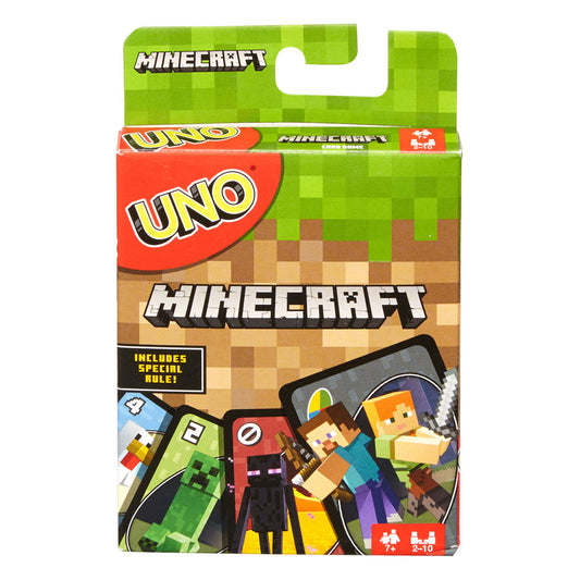 Minecraft UNO Card Game 0887961606782