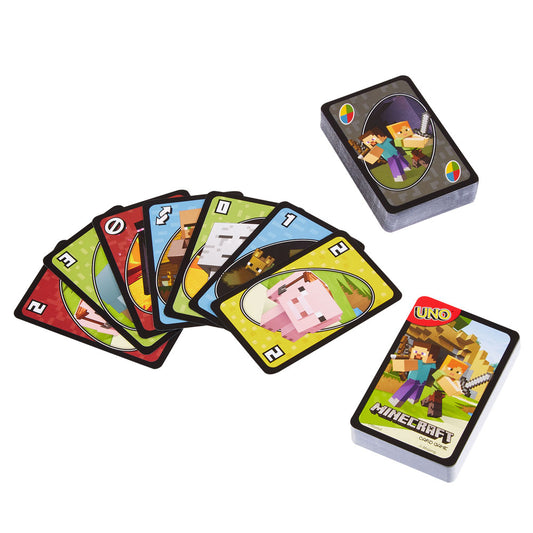 Minecraft UNO Card Game 0887961606782