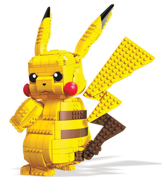 Pokémon Mega Construx Wonder Builders Construction Set Jumbo Pikachu 33 cm 0887961661149