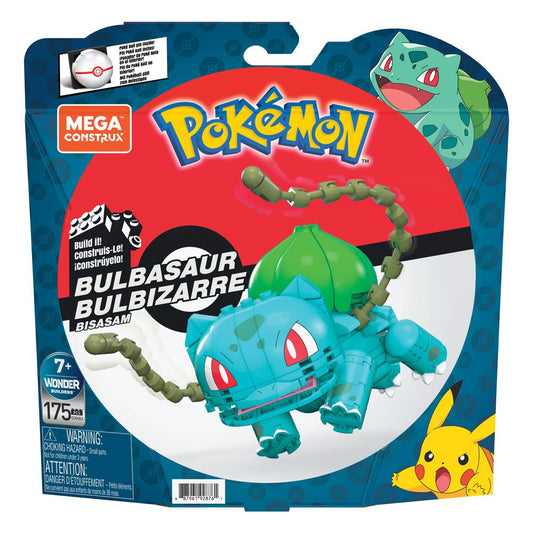 Pokémon Mega Construx Wonder Builders Construction Set Bulbasaur 10 cm 0887961928761