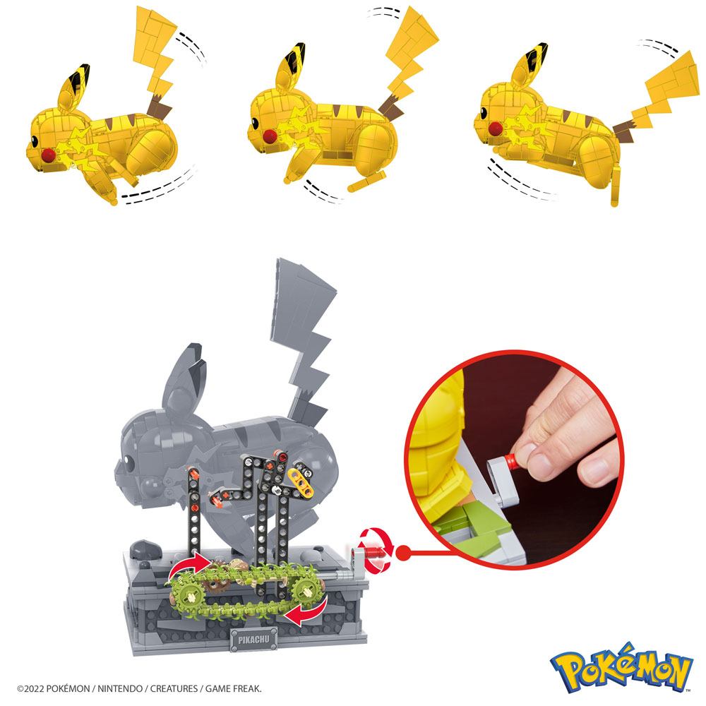 Pokémon Mega Construx Construction Set Motion Pikachu 0194735048090