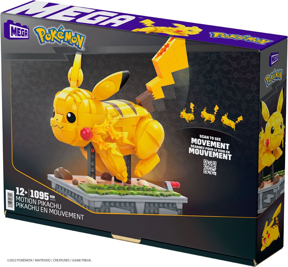 Pokémon Mega Construx Construction Set Motion Pikachu 0194735048090