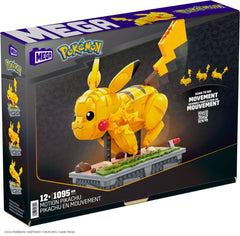 Pokémon Mega Construx Construction Set Motion Pikachu 0194735048090