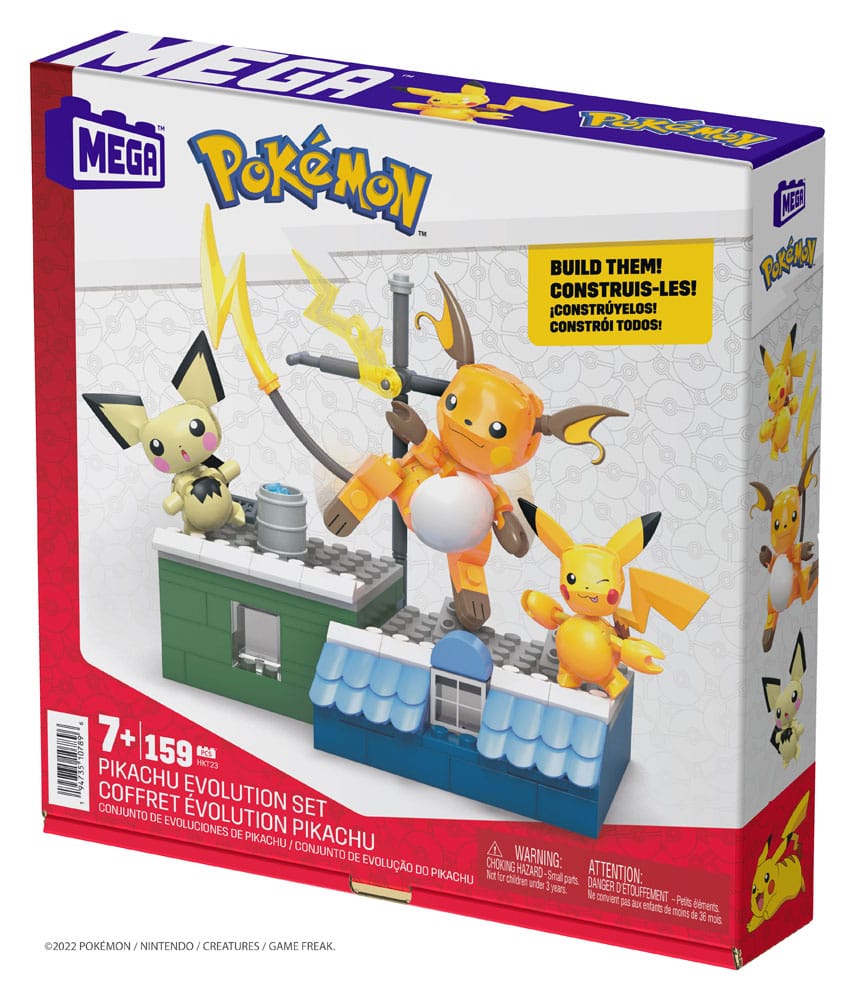 Pokémon MEGA Construction Set Pikachu Evolution Set 0194735107896