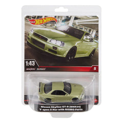 Hot Wheels Premium Diecast Vehicle 1/43 Nissan Skyline GT-R 0194735124800