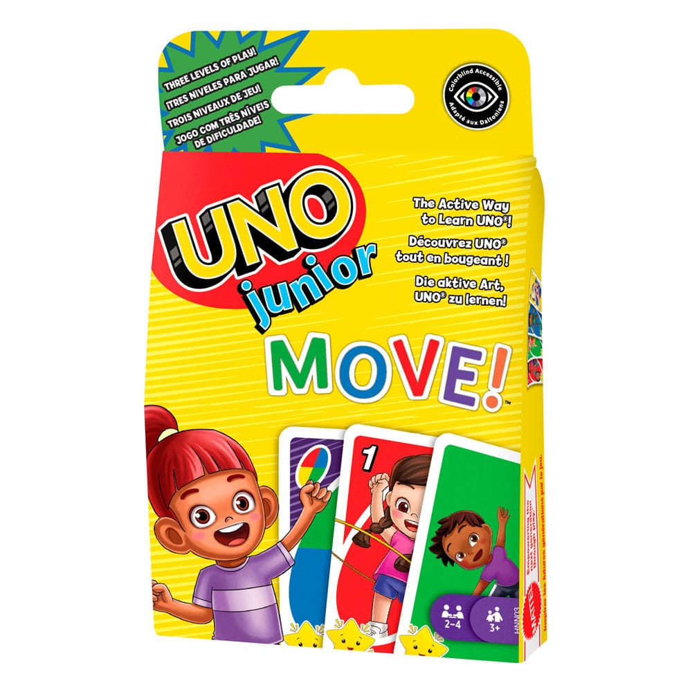 UNO Junior Move! Card Game 0194735145607