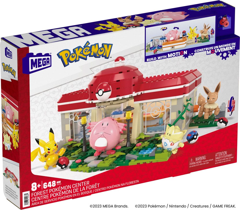 Pokémon Mega Construx Construction Set Forest Pokémon Center 0194735149681