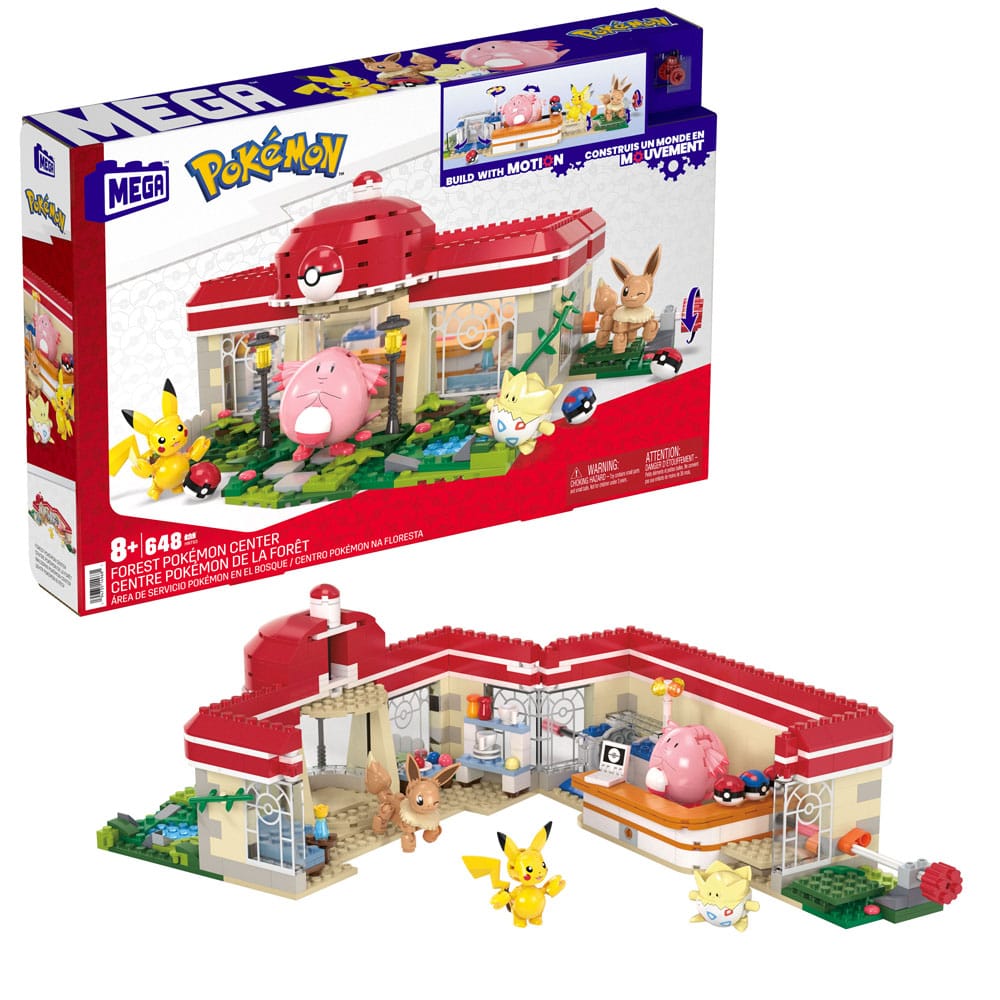 Pokémon Mega Construx Construction Set Forest Pokémon Center 0194735149681