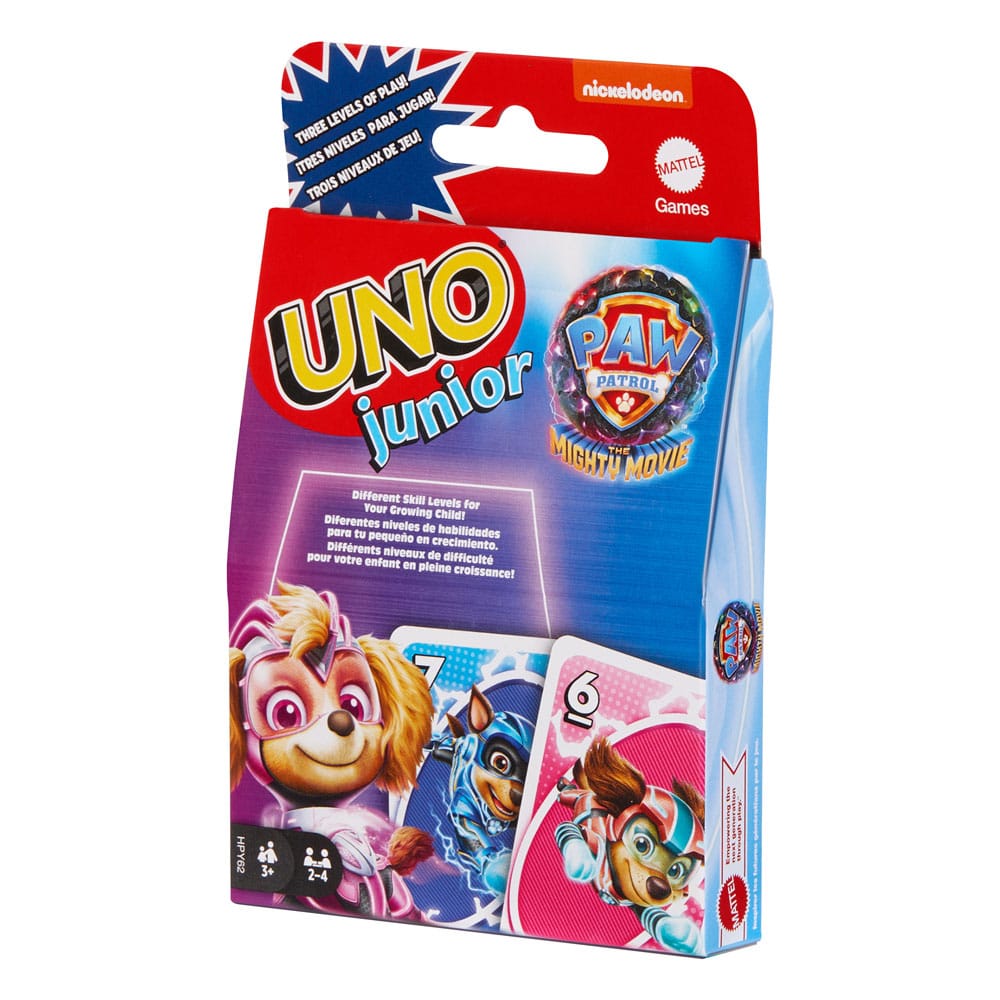 PAW Patrol: The Mighty Movie Card Game UNO Junior 0194735170807