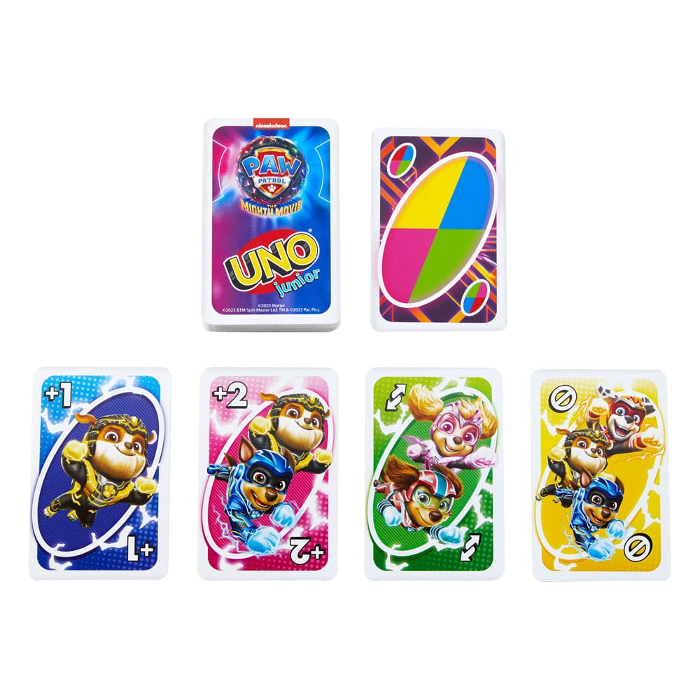 PAW Patrol: The Mighty Movie Card Game UNO Junior 0194735170807