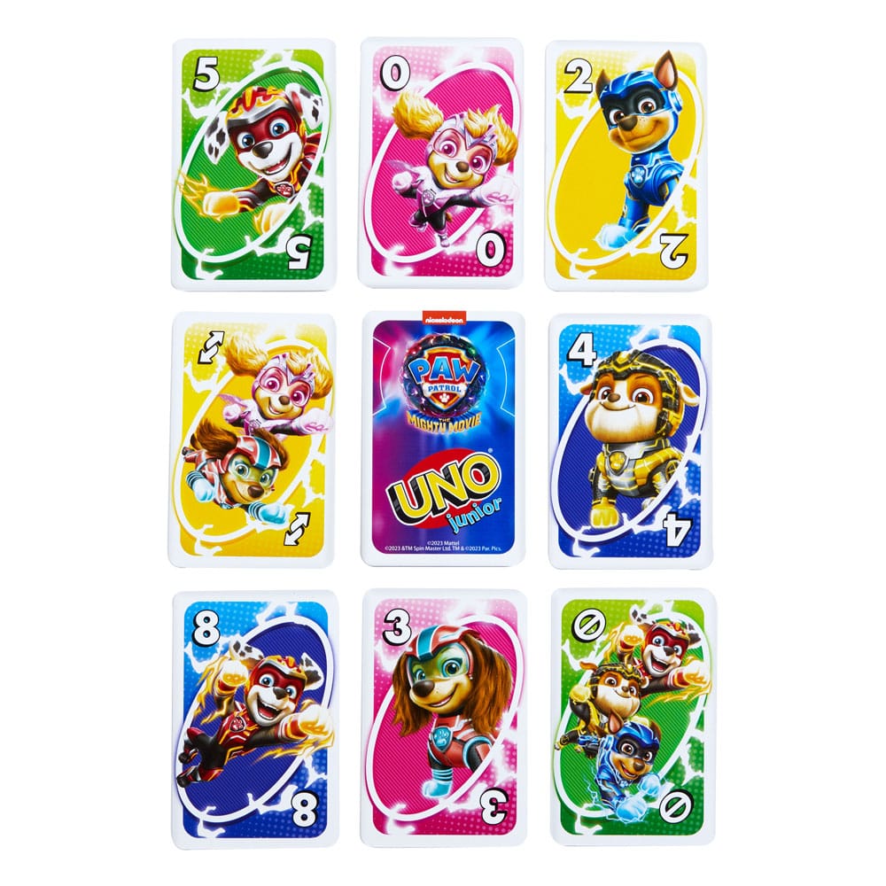 PAW Patrol: The Mighty Movie Card Game UNO Junior 0194735170807