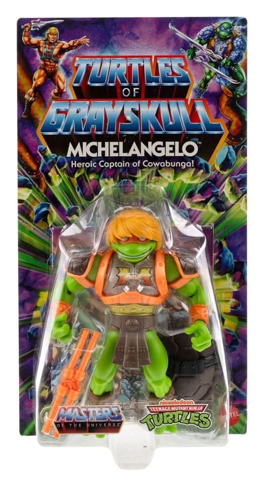 MOTU x TMNT: Turtles of Grayskull Action Figure Michelangelo 14 cm 0194735190027