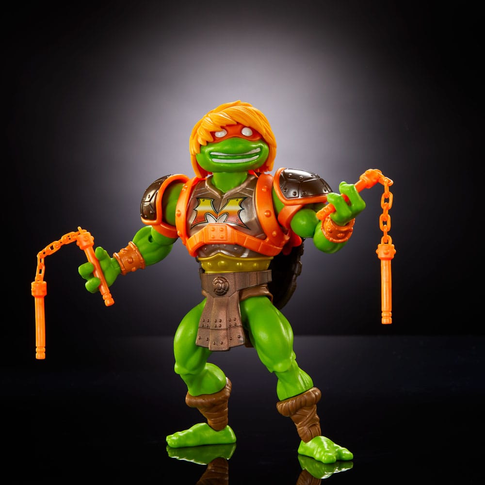 MOTU x TMNT: Turtles of Grayskull Action Figure Michelangelo 14 cm 0194735190027