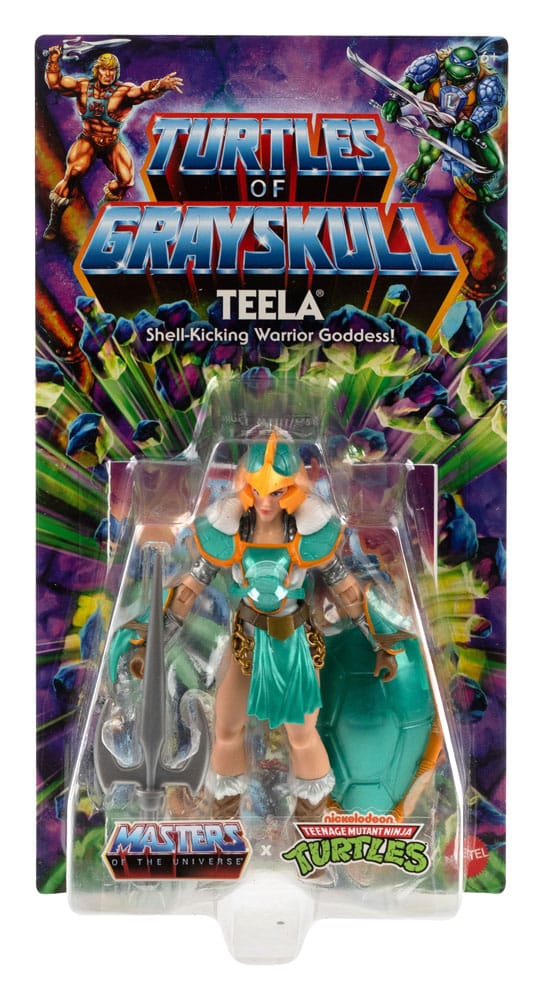 MOTU x TMNT: Turtles of Grayskull Action Figure Teela 14 cm 0194735190065