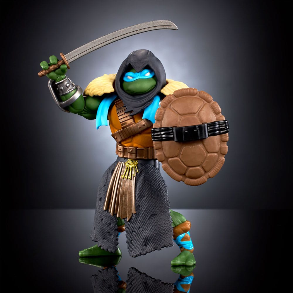 MOTU x TMNT: Turtles of Grayskull Action Figure Stealth Armor Leonardo 14 cm 0194735190324