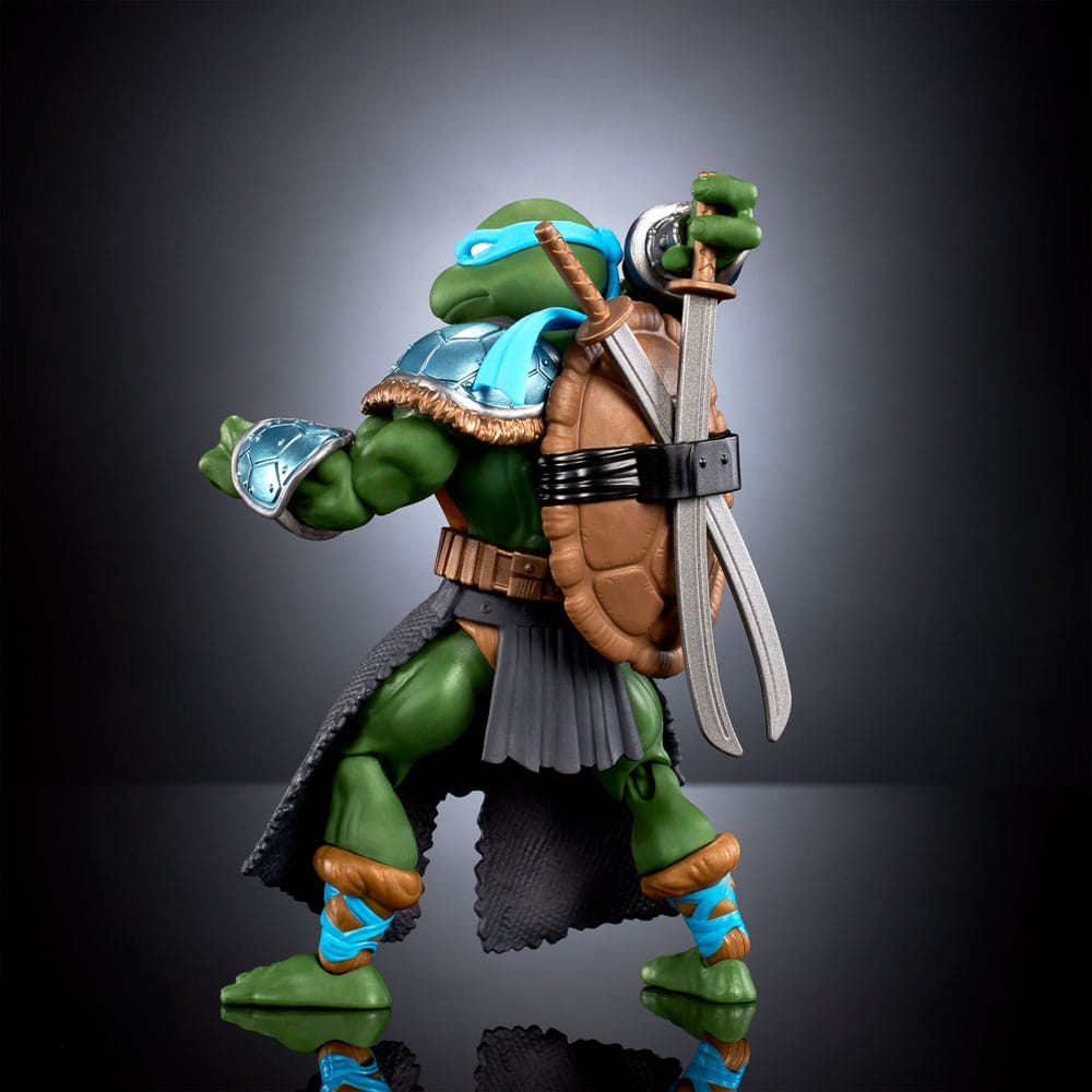 MOTU x TMNT: Turtles of Grayskull Action Figure Stealth Armor Leonardo 14 cm 0194735190324