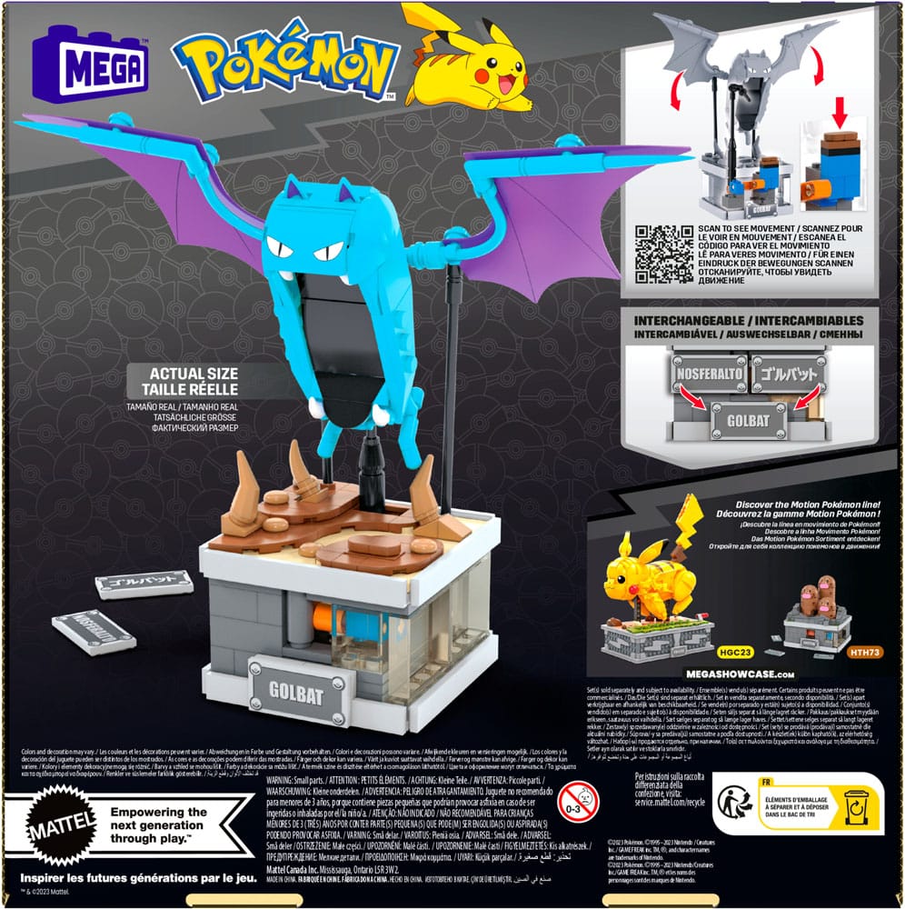 Pokémon MEGA Construction Set Mini Motion Gol 0194735190782