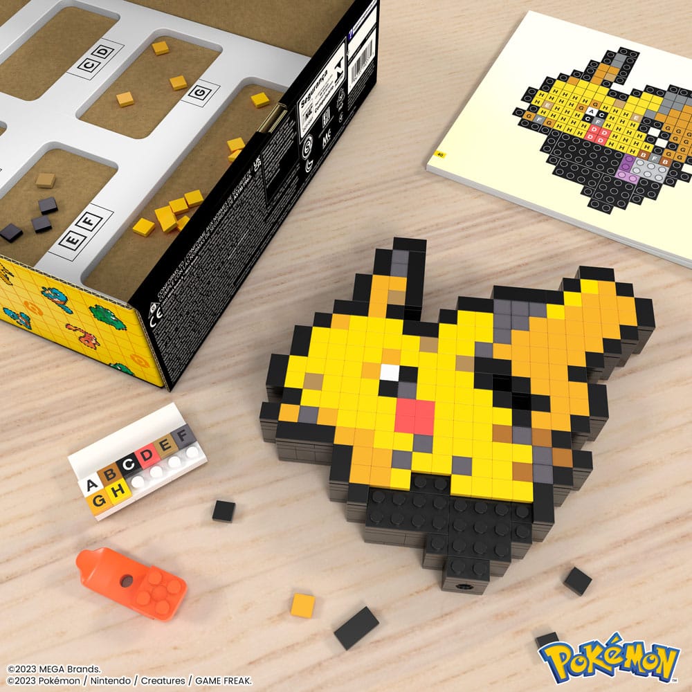 Pokémon MEGA Construction Set Pikachu Pixel Art 0194735190775