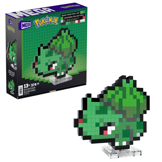 Pokémon MEGA Construction Set Bulbasaur Pixel Art 0194735190836