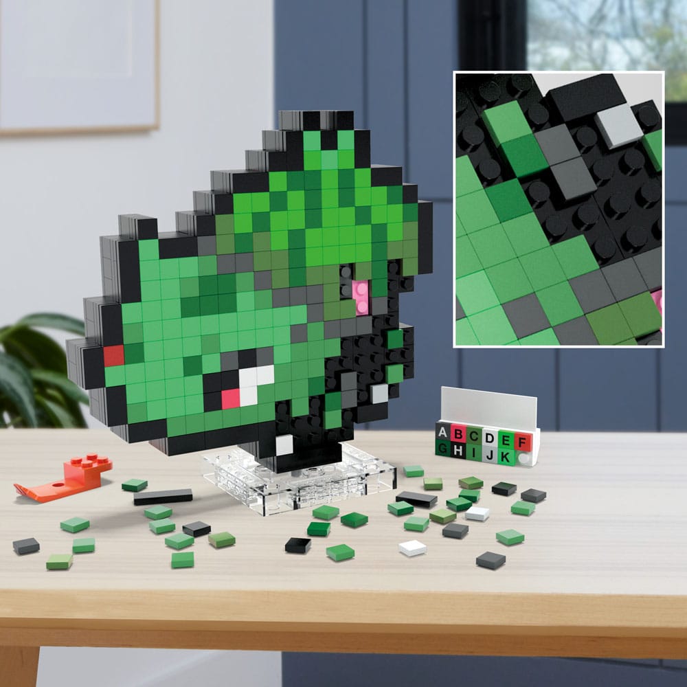 Pokémon MEGA Construction Set Bulbasaur Pixel Art 0194735190836