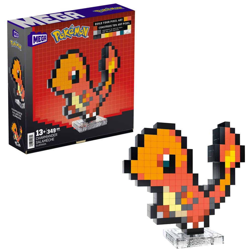 Pokémon MEGA Construction Set Charmander Pixel Art 0194735190799