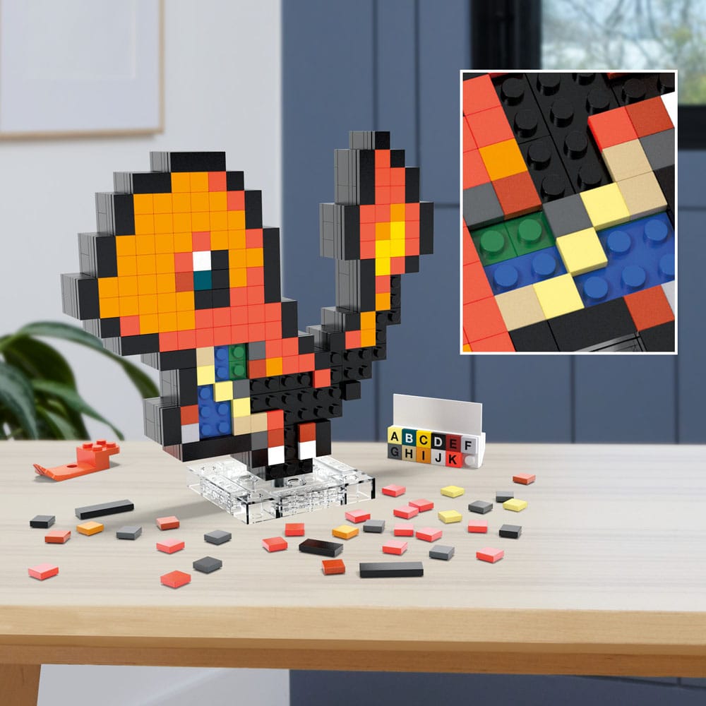 Pokémon MEGA Construction Set Charmander Pixel Art 0194735190799