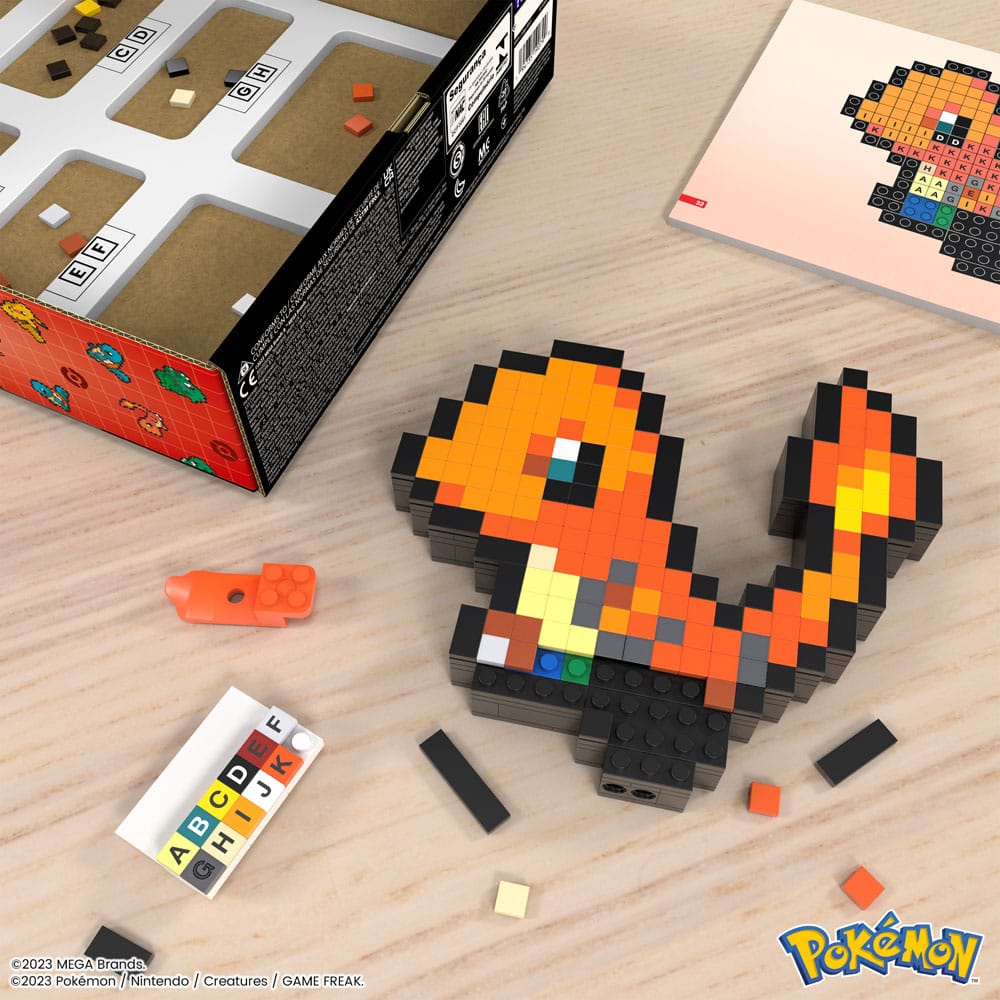 Pokémon MEGA Construction Set Charmander Pixel Art 0194735190799