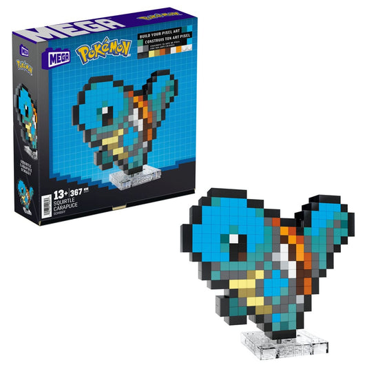 Pokémon MEGA Construction Set Squirtle Pixel Art 0194735190843