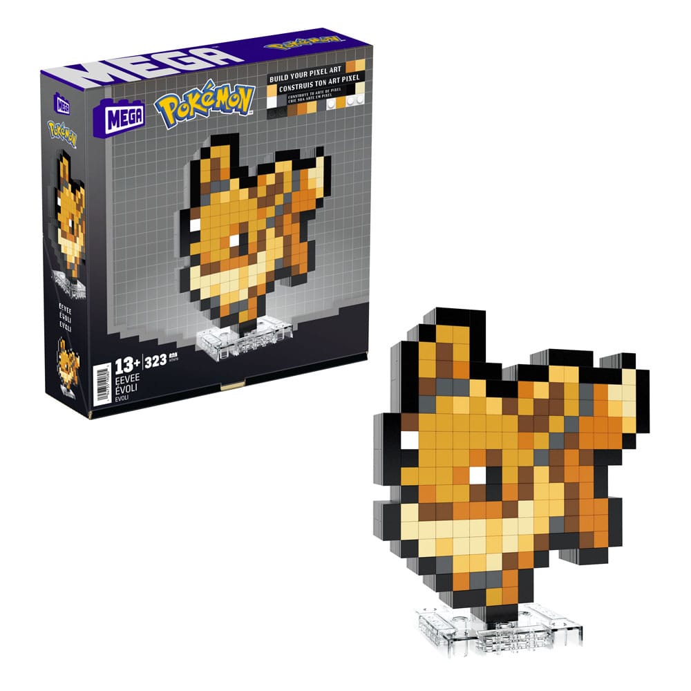 Pokémon MEGA Construction Set Eevee Pixel Art 0194735190805