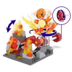 Pokémon MEGA Construction Set Charmander's Fire-Type Spin 0194735190935