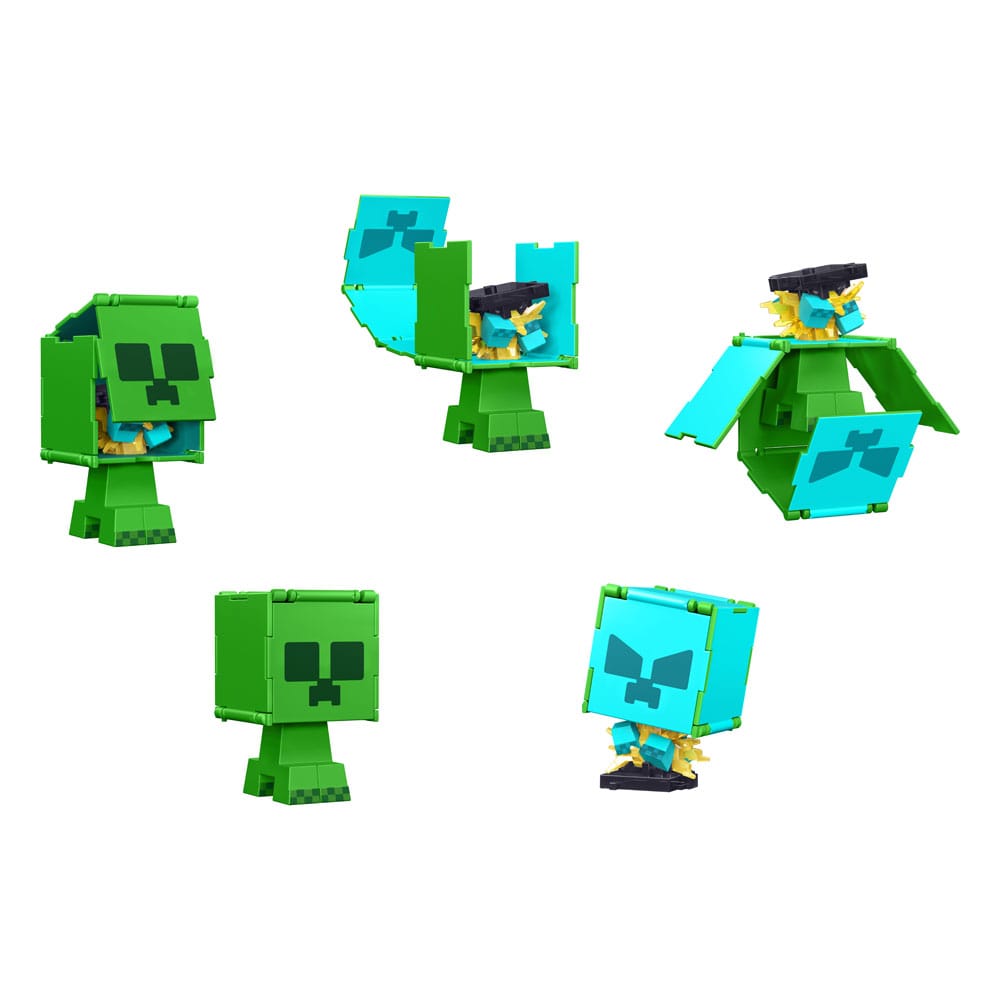 Minecraft Flippin Action Figure Creeper & Charged Creeper 0194735193301