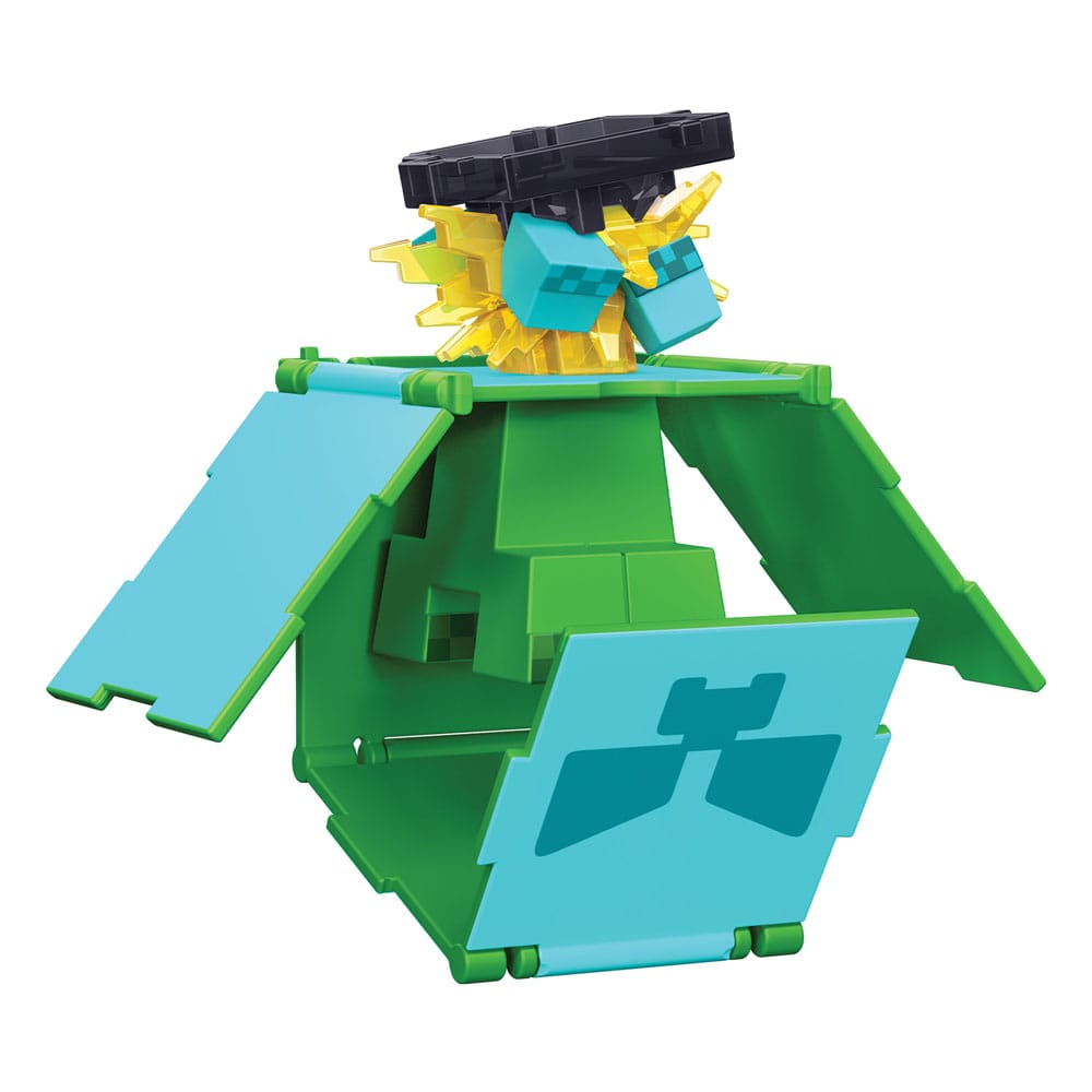 Minecraft Flippin Action Figure Creeper & Charged Creeper 0194735193301