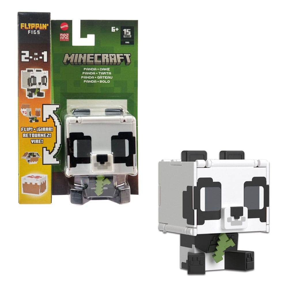 Minecraft Flippin Action Figure Panda & Cake 0194735193288