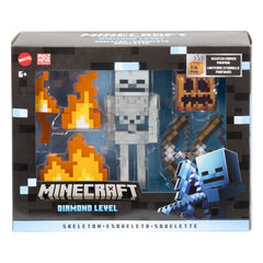 Minecraft Diamond Level Action Figure Skeleton 14 cm 0194735193882