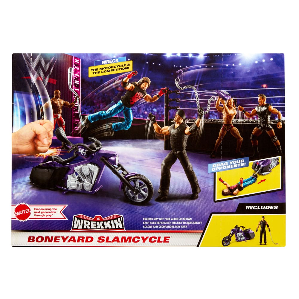 WWE Wrekkin' Vehicle Big Evil Slamcycle with Undertaker Action Figure 15 cm 0194735196838