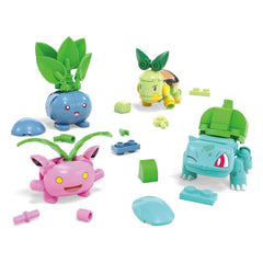 Pokémon MEGA Construction Set Grass-Type Trainer Team Building Toy Kit 0194735219421