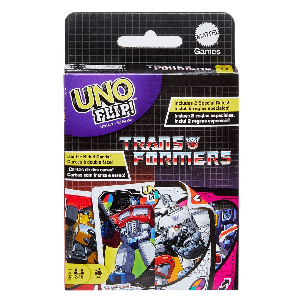 Transformers UNO Flip! Card Game 0194735231072