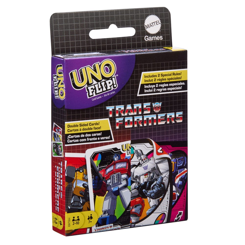 Transformers UNO Flip! Card Game 0194735231072