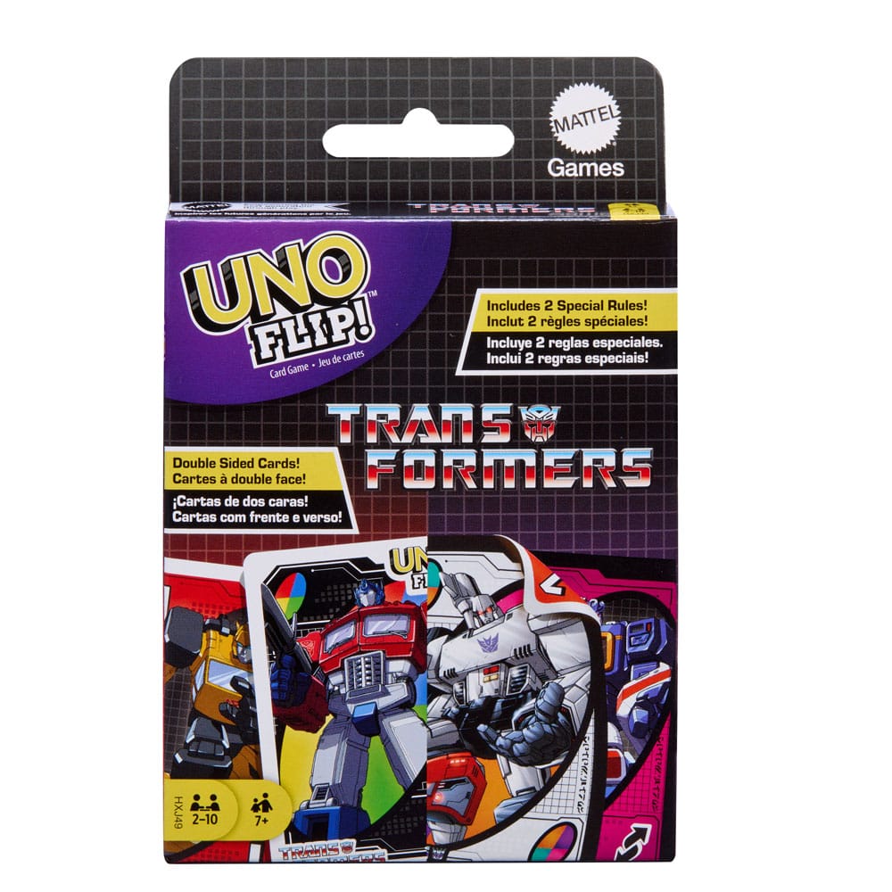 Transformers UNO Flip! Card Game 0194735231072