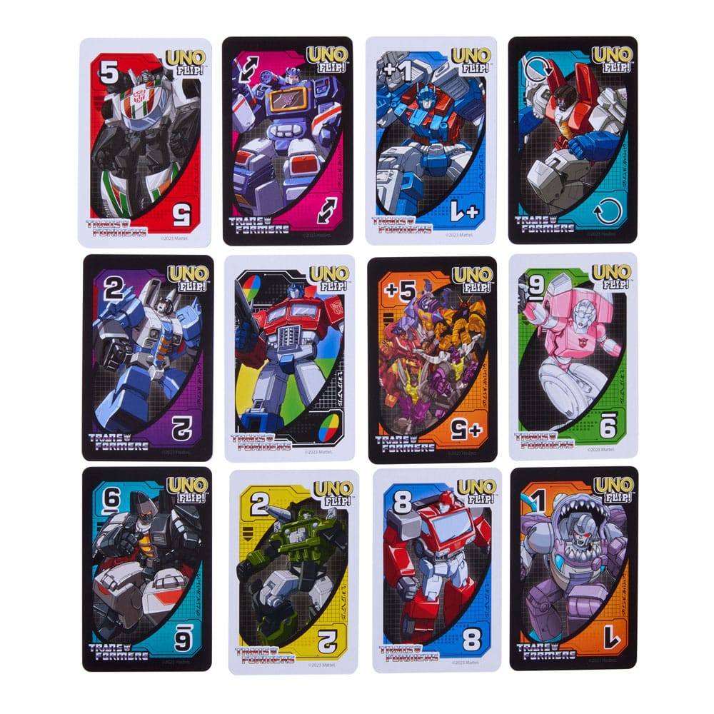 Transformers UNO Flip! Card Game 0194735231072