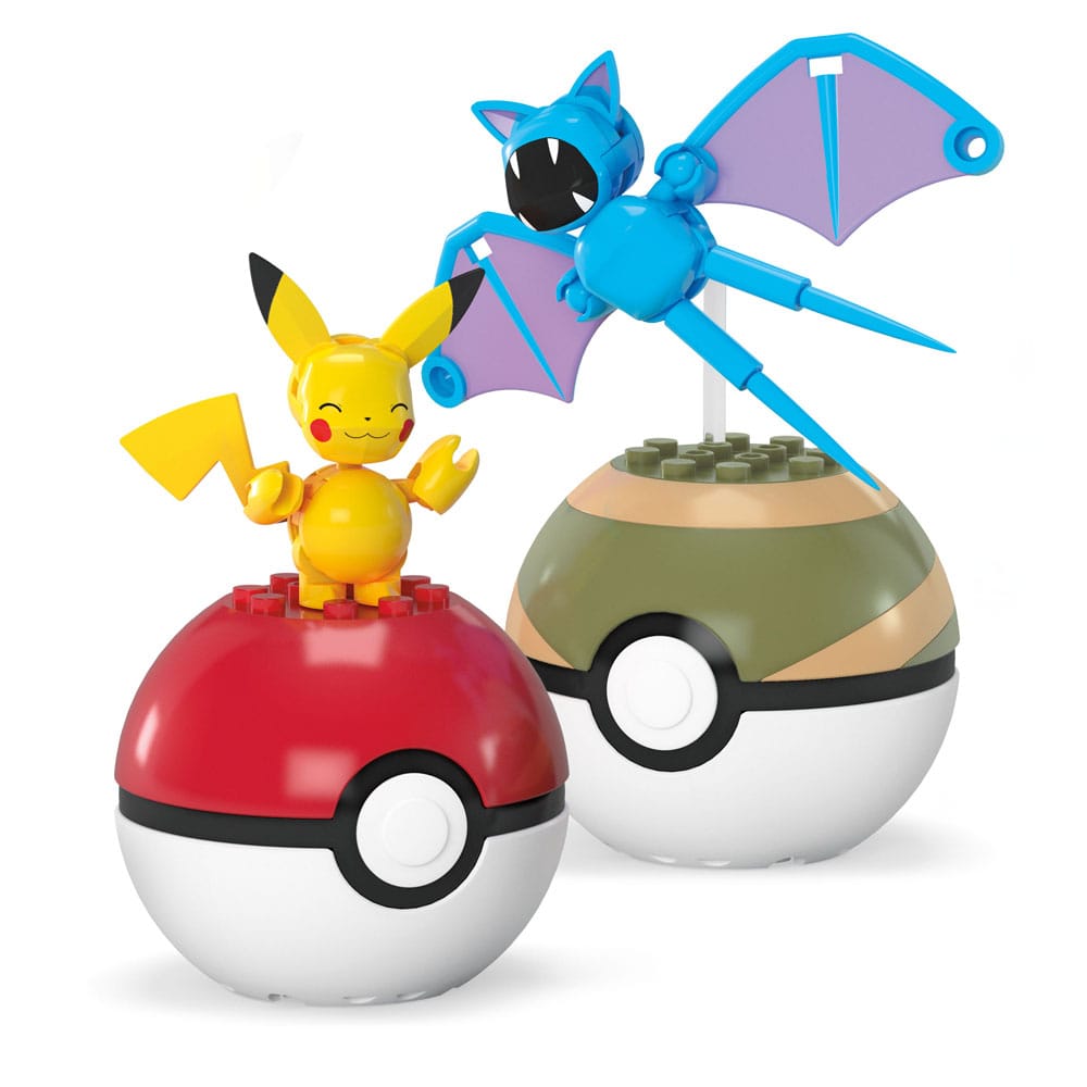 Pokémon MEGA Construction Set Poké Ball Collection: Pikachu & Zubat 0194735235735