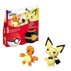 Pokémon MEGA Construction Set Poké Ball Collection: Charmander & Pichu 0194735235759